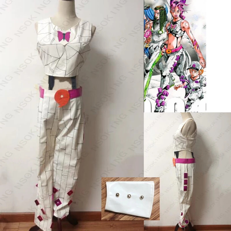 

JoJo's Bizarre Adventure Jolyne Cujoh Jolyne Kujo Cosplay Costume custom made