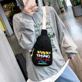 

Newest Hot Unisex Women Man Waist Fanny Pack Belt Travel Bag Purse Chest Pouch Canvas Phone Pouch Casual Crossbody Bag