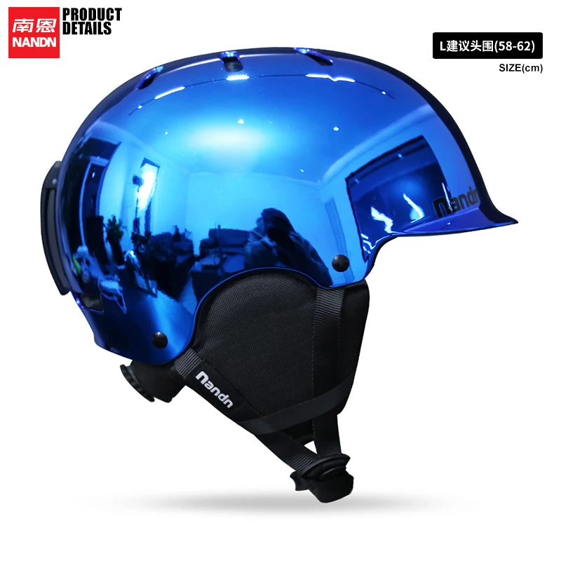 Nandn Light Ski Helmet with Safety Certificate Integrally-Molded Snowboard Cycling Skiing Snow Men Women | Спорт и развлечения