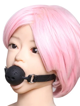BDSM Deep Throat Gag 5cm Extra Large Open Mouth Ball Restraint Sex Toys Bomdage Rubber 6