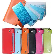 Высокие 10 листов пластины для штамповки ногтей+ дизайн ногтей штамп+ скребок+ сумка для хранения набор KTC 66