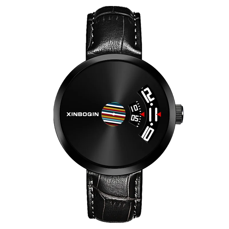 XinBoQin3111 mannen horlogees Mannen Roestvrij Staal Quartz Man Horloge Waterdicht Relogio Masculino Fashion Creatieve Mannelijke