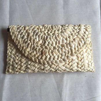 

Hot Solid Women's Day Clutches Women Casual 2019 New Style Handbags Fashion Beautiful Girl Straw Handbags For Lady Bag