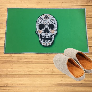 

Skull Doormat Mats Hallway Doorway Bathroom Kitchen Rugs Floor Mats Carpet Wedding Home Decoration