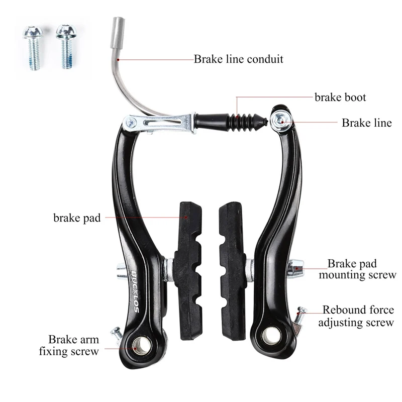 Bicycle brake pads, mountain bike / road bike brake pads, bicycle V brake  accessories - AliExpress