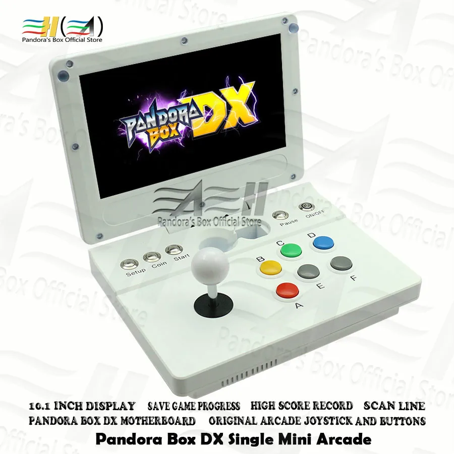 2021 Pandora Box DX 3000 in 1 clamshell mini arcade Retro Portable game  Console save game progress High score record 3D tekken