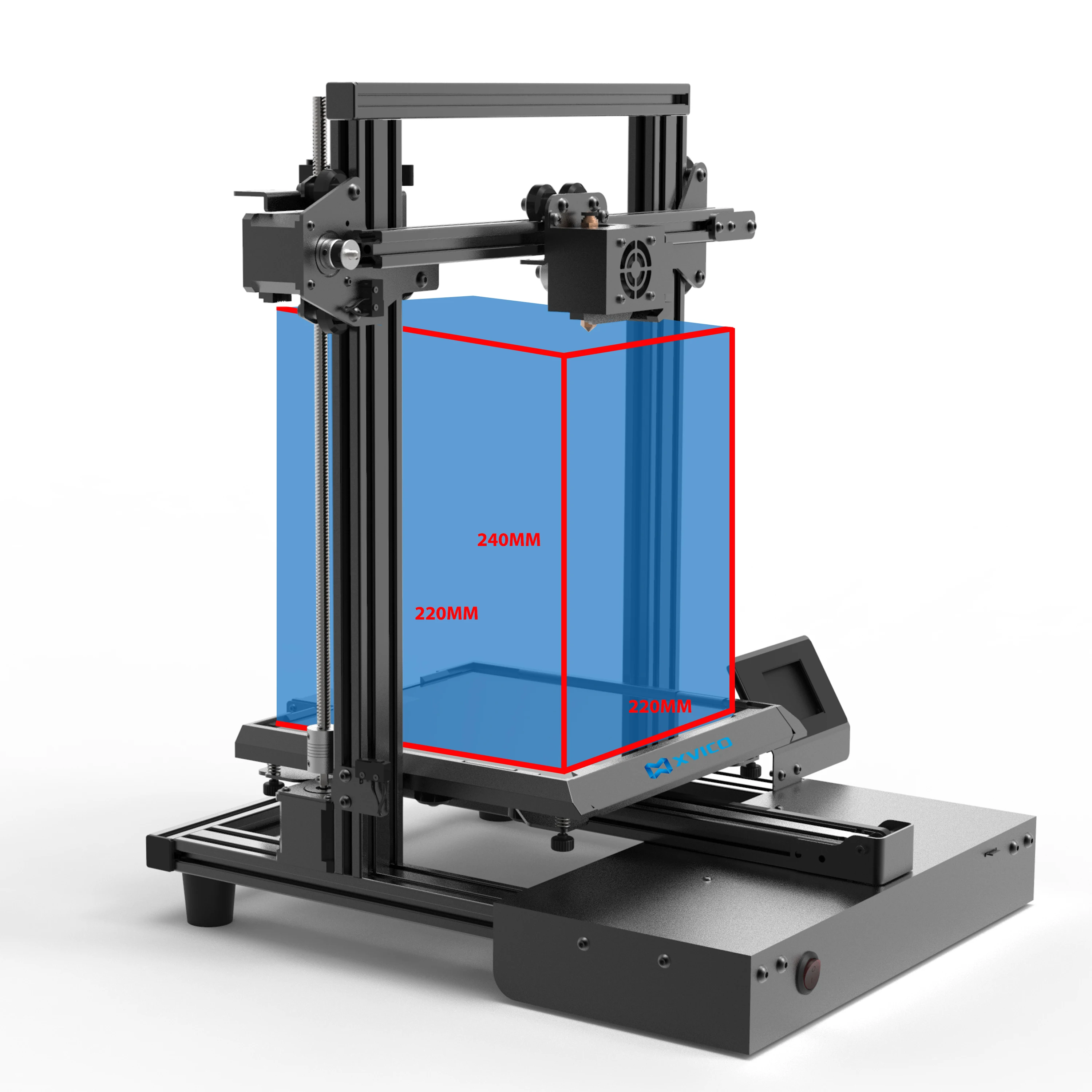 3D принтер Xvico X3 2 4 дюйма яркий сенсорный экран|3D принтеры| |