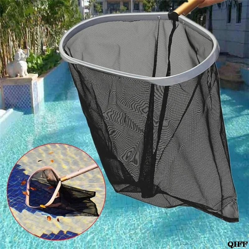 

Professional Swimming Pool Cleaning Net Aluminum Frame Fine Mesh Leaf Skimmer Rake for Pond Fountain Large Fish Tank