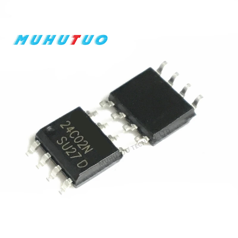 

10PCS AT24C02 AT24C02BN-SH-T AT24C02N Patch SOP8