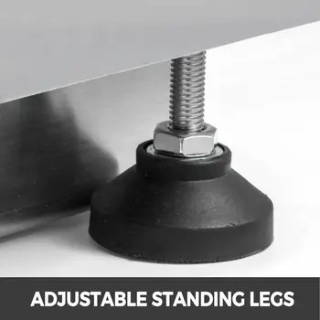 VEVOR Pull-Out Trash Drawer Propane Tank Drawer Stainless Steel Built-In Smooth Roll-In Sliding Rail for Kitchen Garbage Storage 5