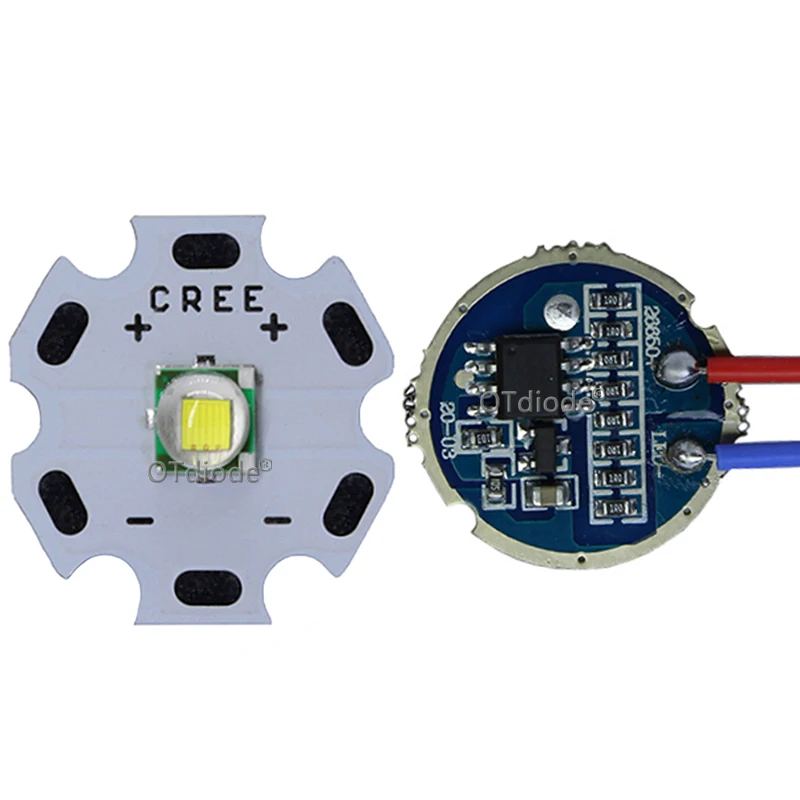 Светодиодный излучатель высокой мощности Cree XML XM L T6 10 Вт Диод холодного белого