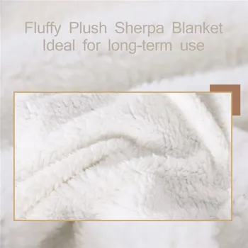 BeddingOutlet Elephant Sherpa Throw Blanket 3D Printed Animal Bedspread Photography Black and White Plush Blanket 150x200cm 4