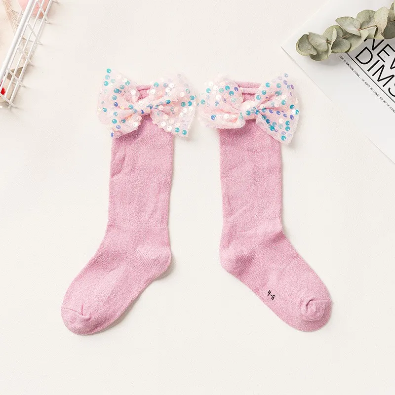 Girls socks Breathable Cotton Mesh Socks Children Bling Sock 7 Color Baby Girls Kids Toddler