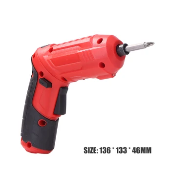 

Durable Handheld Lithium-Ion Screwdriver Drilling USB Rechargeable Multi-function Household Electric Hand Drill Screwdrivers