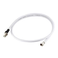 Uxcell 2шт RG6 коаксиальный кабель F Тип штекер-F Тип Женский коаксиальный кабель 1 фута 2 фута 3 фута 4 фута 6 футов 20 футов подключается к телевизору