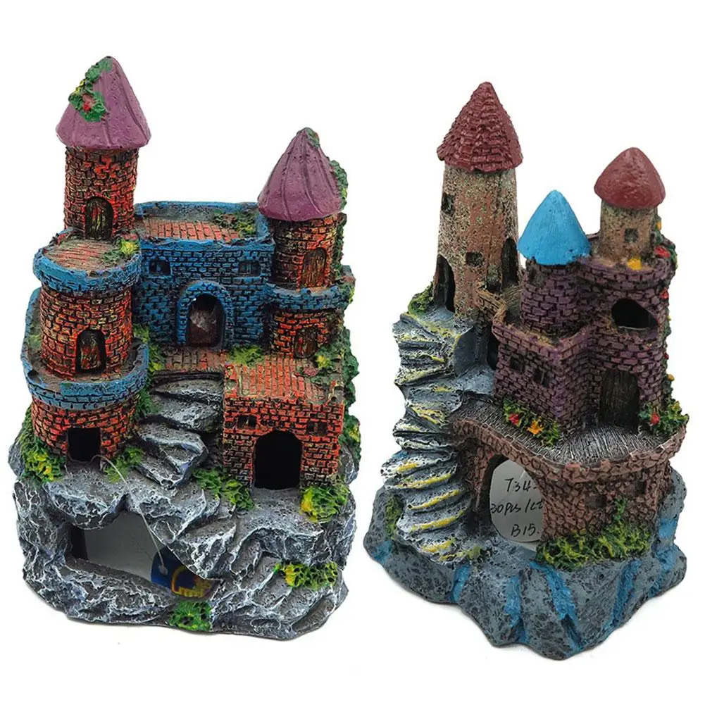 Антикварные аквариумные Ландшафтные фигурки в виде аквариума украшения для