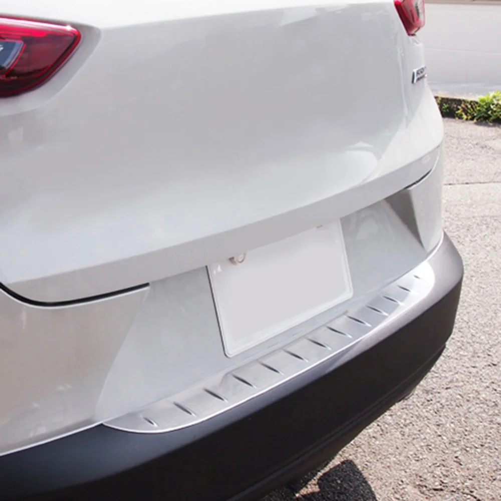 Защитные накладки на пороги заднего бампера для Mazda CX-3 CX3 аксессуары из нержавеющей стали