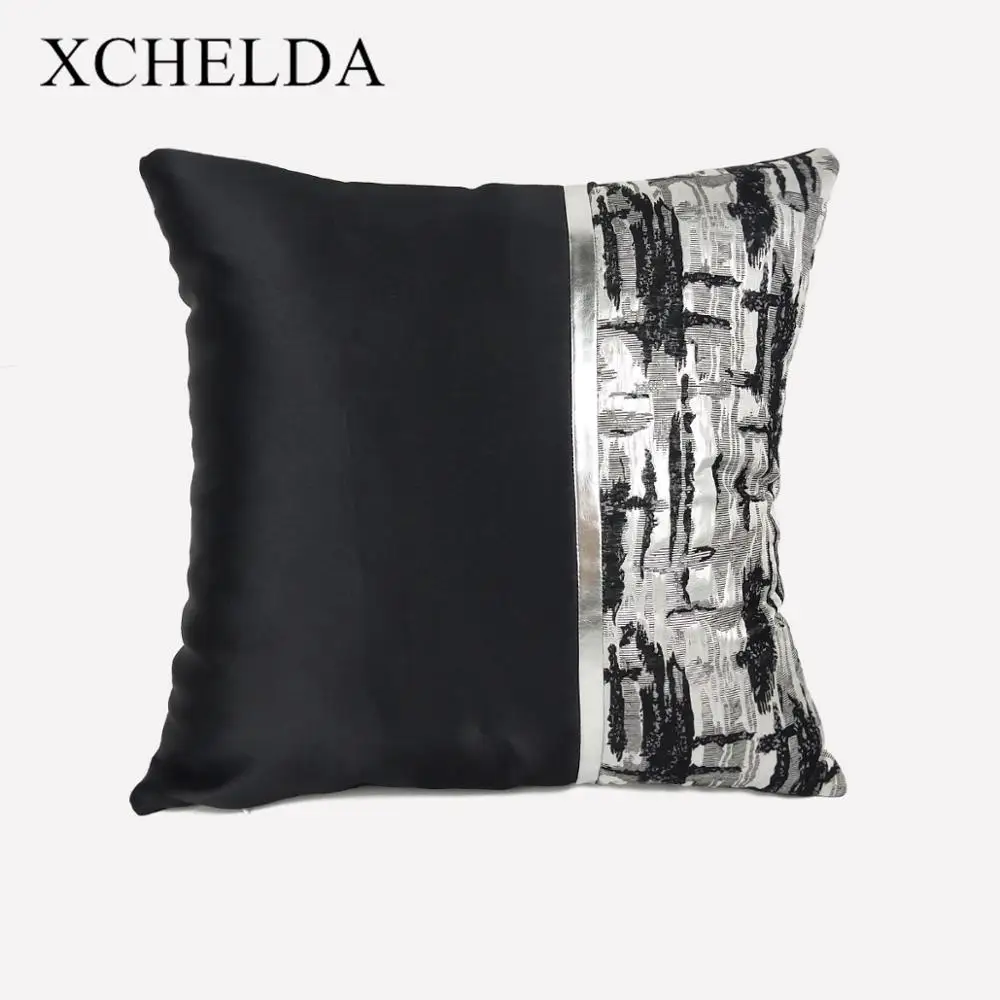 

Cushion Covers Abstract Pattern Solid Color Stitching Throw Pillows Case Sofa Decorative Pillow Zara*women Home Decoration