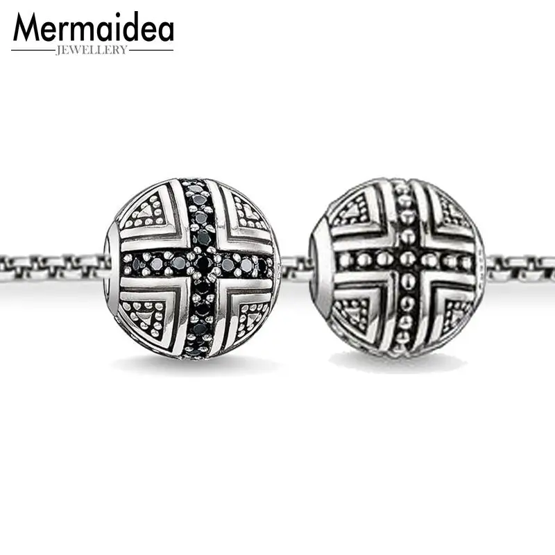 Бусины Крест герой посеребренные бусины подходит браслет ожерелье шармы Карма