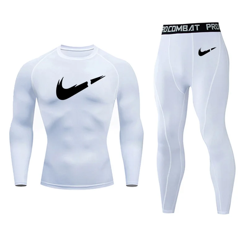 

Top quality new thermal underwear men underwear sets compression fleece sweat quick drying thermo underwear men clothing