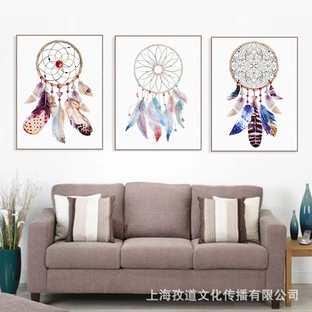 

Mild Art Simple Indie Multi-color Living Room Children's Room Decoration Poster Painting Core