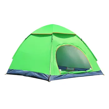 

Outdoor Automatic Tents Camping Waterproof Tents 3-4 People Beach Camping Showers Speed Open Double Tent