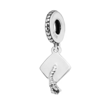 

Graduation Beads Silver 925 Sterling Charm for jewelry Making fits Pandora Bracelets DIY Women 02561