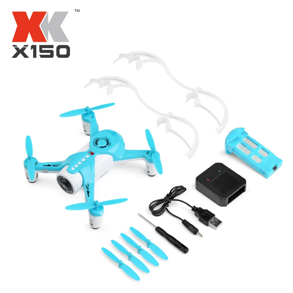 WLtoys XK X150-W X150W WiFi FPV с 720P камерой оптического потока позиционирования высоты удержания RC Дрон FPV Квадрокоптер вертолет K110