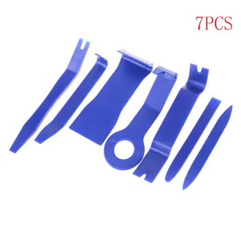 

7Pcs Door Clip Panel Trim Dashboard Removal Opening Tool Set DIY Car Repair Tool Kit Hard Plastic Auto Car Radio Panel Interior