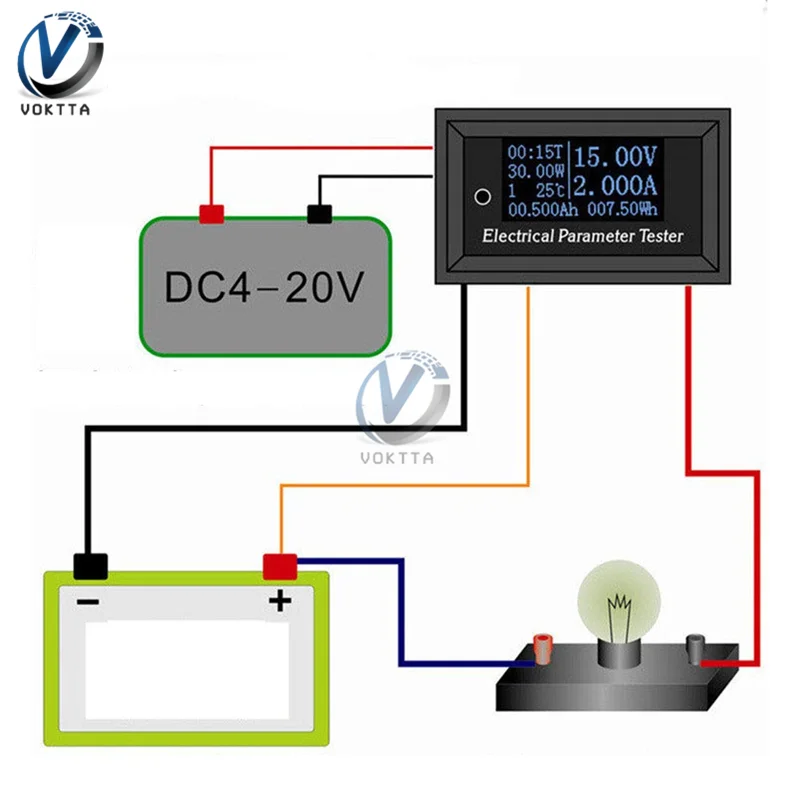 33 в 3A/10A 7в1 OLED Многофункциональный тестер ток времени температура Емкость Вольтметр Амперметр электрический тестер мультиметр