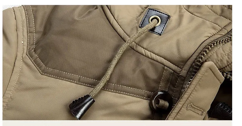 new men's down jacket Thickened braids large fur collar men's down coat Winter windproof warm jacket