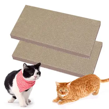 

Square Cat Scratching Pads Cardboard Scratcher Board Space Saving Toy Grinding Device Wear Scratch Resistance Protect