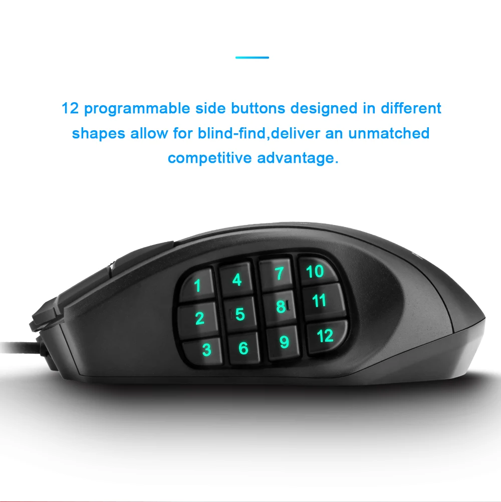Computer mouse 16400 DPI usb wired ergonomic Gaming mouse for laptop