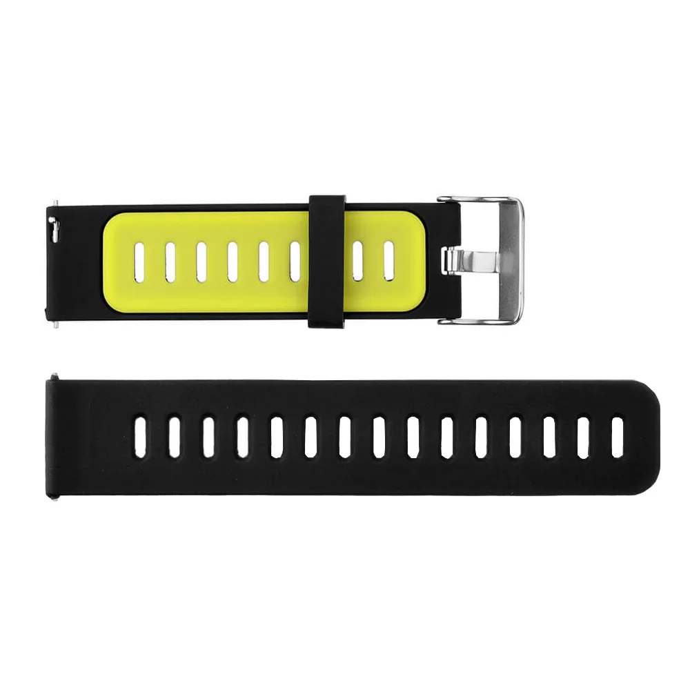 Black Green Для Huami Amazfit GTR 47 мм браслет сменный ремешок Спортивные Силиконовые часы ремешок на запястье умные часы браслеты аксессуары - Цвет: Black Green