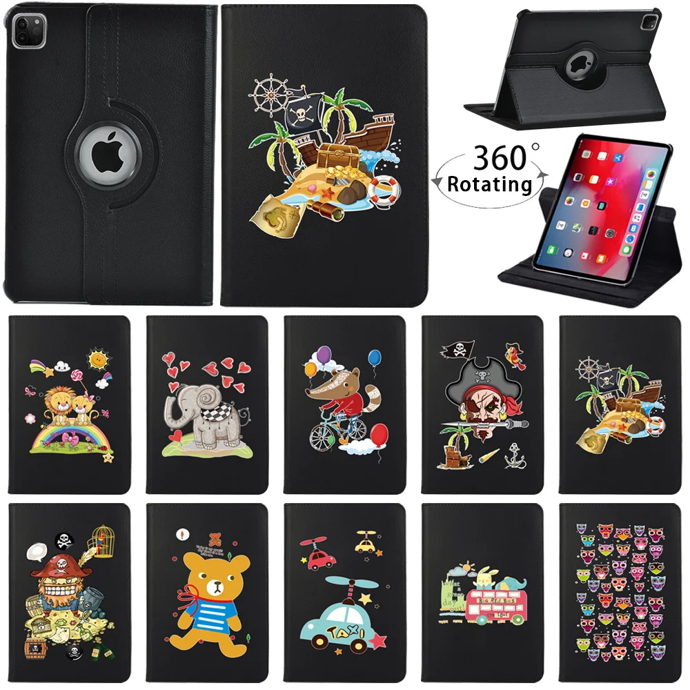 

360 Rotating PU Leather Tablet Case for Apple IPad Pro 9.7"/Pro 10.5"/ Pro 11" 2018/2020 with Wake-up Function Protective Case