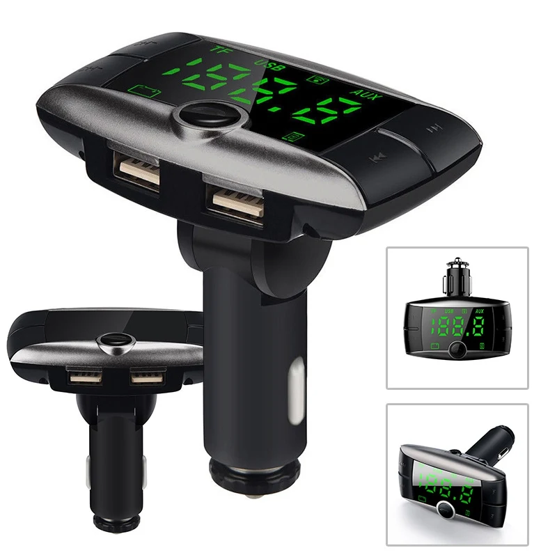 Беспроводной Bluetooth fm-передатчик модулятор Автомобильный MP3-плеер двойной usb зарядка автомобильный передатчик беспроводной радио адаптер mp3-плеер
