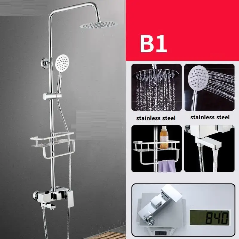 Version N Душевой набор для душа Doccia Preto Choveiro Douchette Ducha Piscina Do Banheiro Chuveiro Eletrico Douche - Цвет: Version N