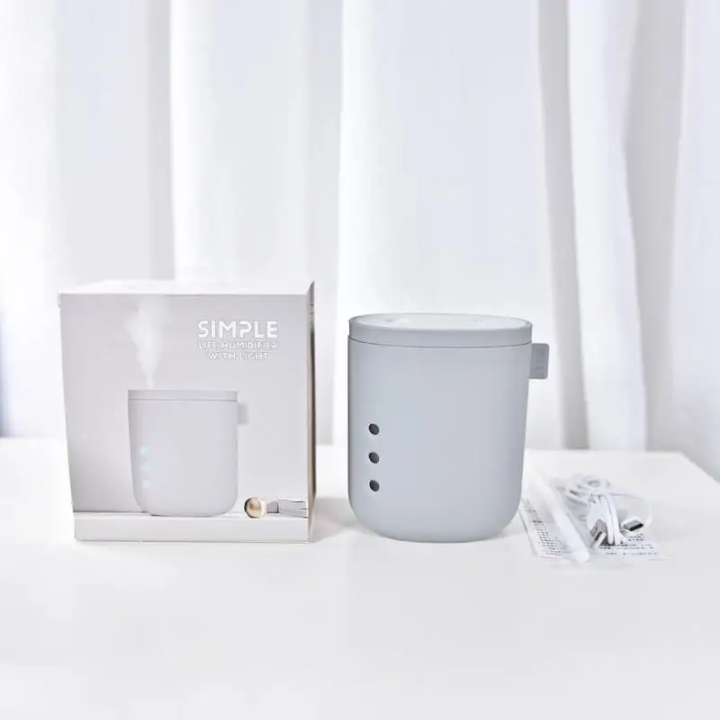 330ml Electric Aroma air diffuser Ultrasonic silicone air humidifier with night light cool mist maker for home bedroom office