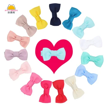 

15Pcs/Set 1.8Inch Baby Girls Bow Soft Colorful Clip Solid Color Hairpins Candy Colors Hair Clips Kids Multifunction Headwear Bar