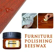 Натуральный пчелиный воск дерево приправа пчелиный воск полное решение мебель с пчелиным воском уход, полировка автомобиля домашняя Чистка износостойкий воск