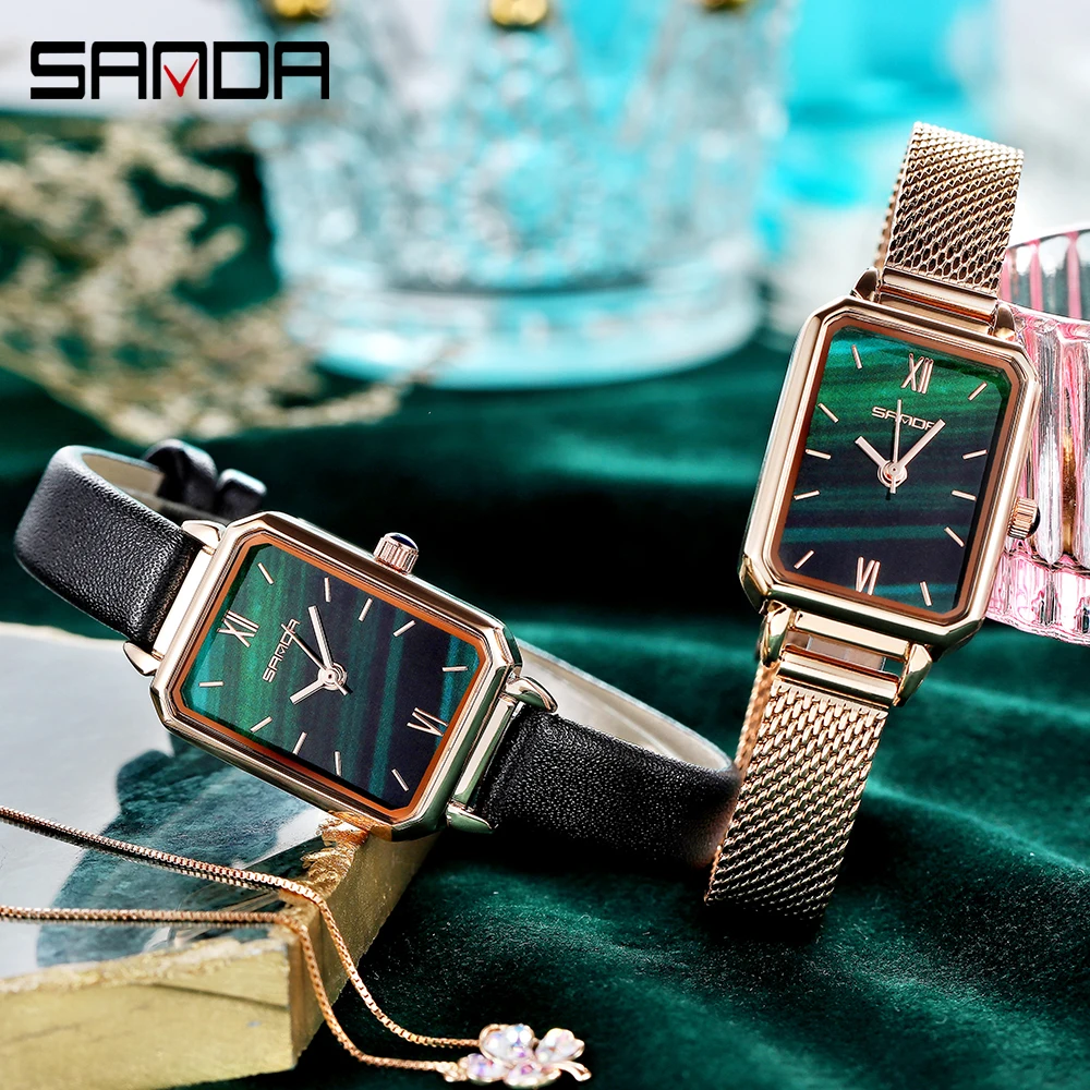 Sanda Retro Watch New Starry Sky Women's Watches Small Dial Waterproof Quartz Wristwatch Fashionble Casual Outdoor Sports Watch