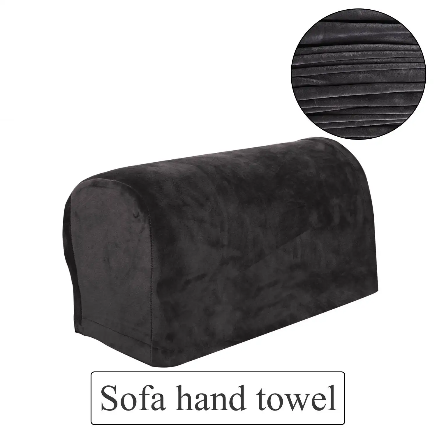 

6 Colors New Removable Sofa Armrest Sofa Cover Dustproof Solid Protector for Chair Armchair Sofa Arm Stretch Couch Cover 1 Pair
