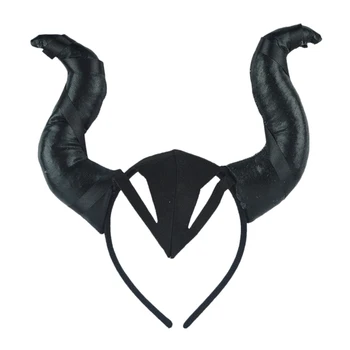 

Animal Black Devil Halloween Devil Horn Headband Headpiece Halloween Cosplay Party Headband Accessory Cosplay Headwear Halloween