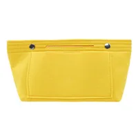 Yellow Косметичка-органайзер с несколькими карманами, подходит для сумочки, сумка для хранения из войлочной ткани, дорожная портативная косметичка для туалетных принадлежностей, женские сумки - Цвет: Yellow