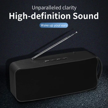 

New 8W TWS Wireless Speaker Bluetooth 4.1 Player Portable 3D Surround Stereo Subwoofer Speaker HiFi Sound Support AUX TF USB FM