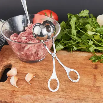 

Quick-boiled meatballs made of stainless steel ball mould tools for artifact home doing in the kitchen loaf small meatballs clip