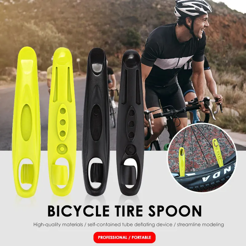Accessories Black 2 Pcs Game Park Bicycle Tool Tire Stick Travel Outdoor Tire Tool Motion Field Riding