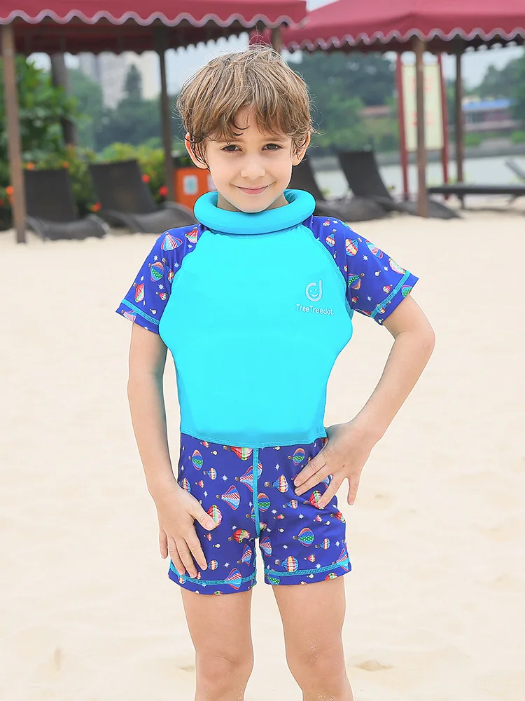 

CHILDREN'S Suit GIRL'S Life Jacket One-piece Swimming Suit BOY'S Kids Buoyancy Set Sun-resistant Baby Swimming Bathing Suit