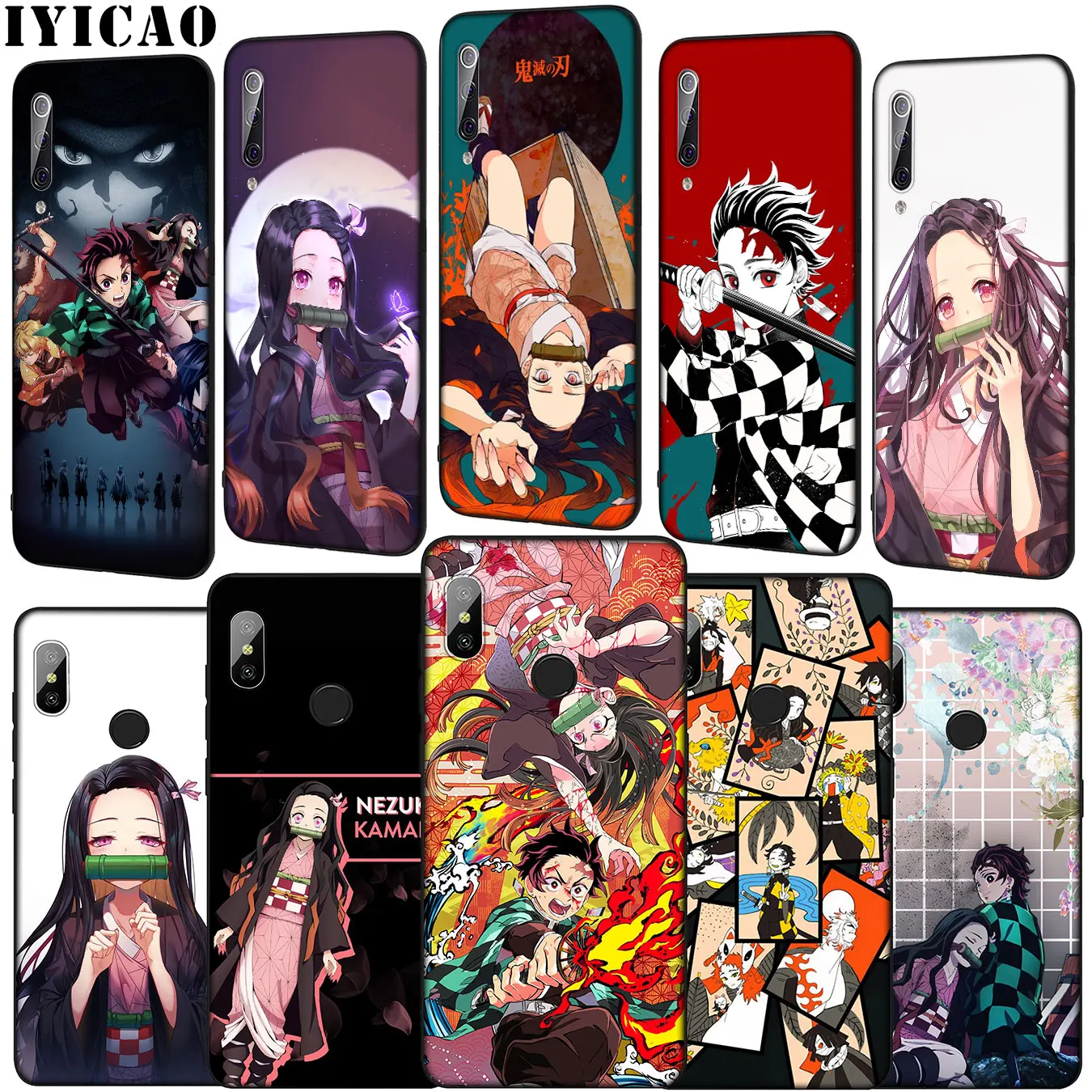 Nezuko Demon Slayer Soft Phone Case for Xiaomi Mi 10 9 9T A3 Pro CC9 CC9E 8 SE A2 Lite A1 6 pocophone f1 Mi9 |