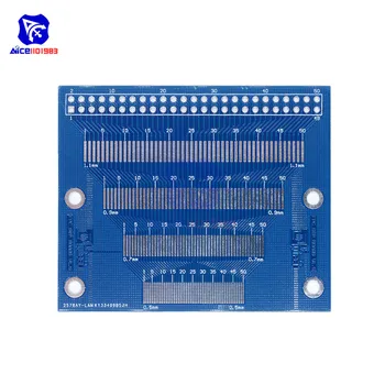 

diymore 0.5mm to 1.2mm Pin Pitch Adapter PCB FPC Board 2.0-3.5 inch TFT LCD Converter SMD to DIP Double Side PCB Board